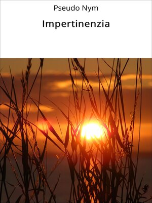 cover image of Impertinenzia